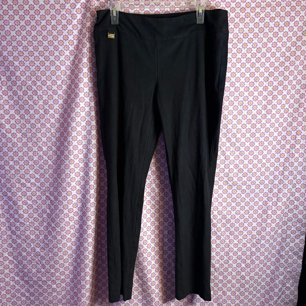 Lisette L Montreal Slim Ankle Pants Black Size 12